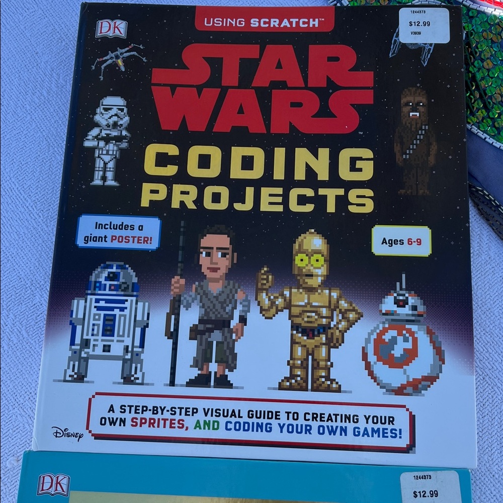 Star Wars Coding Projects & DK Coding with Scratch Workbook Set - Picture 3 of 7